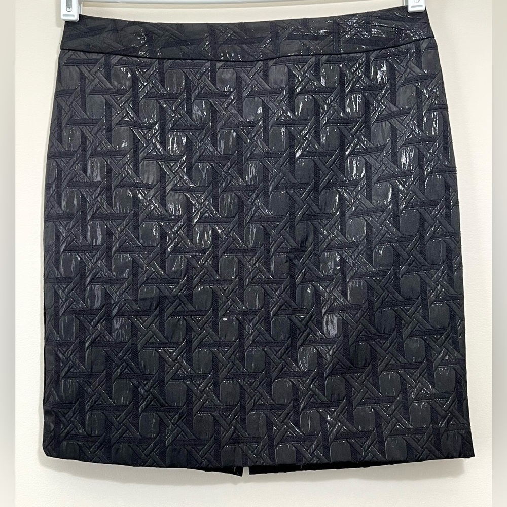 NWOT, Black Textured Skirt